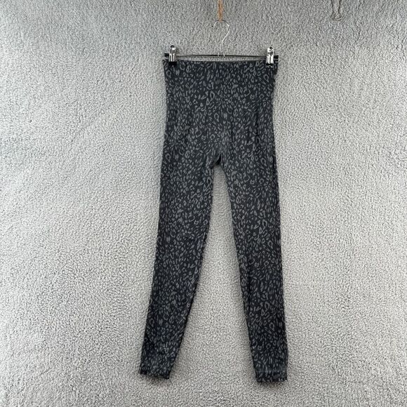 Spanx Look at Me Now Seamless Indigo Leopard Print Leggings Size Small - Picture 3 of 9